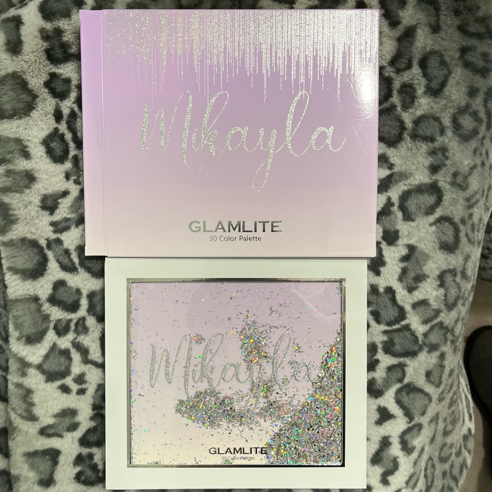 NEW IN BOX💜MIKAYLA X GLAMLITE PALETTE, LIMITED EDITION, SOLD OUT ON GLAMLITE!